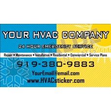 HVAC Business Card Magnet #11